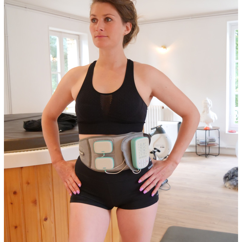 Stimulateur musculaire série 5 en 1, ceinture abdominale entraînement  musculaire du corps machine minceur