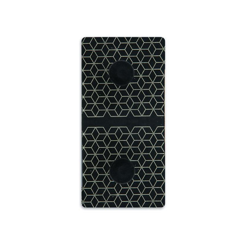Électrodes TENSPAD SILVER 8 – Motif Argenté 50x100mm, Connecteurs Snap – Compatibles Compex, Haute Conductivité