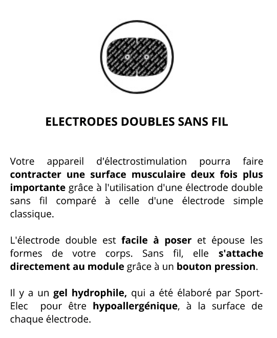 Multisport Pro Filaire sport électrostimulation musculaire